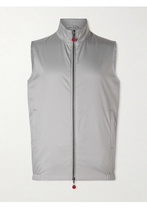 Kiton - Reversible Shell and Jersey Gilet - Men - Gray - IT 46
