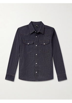 A.P.C. - Organic Cotton-Chambray Shirt - Men - Blue - XS