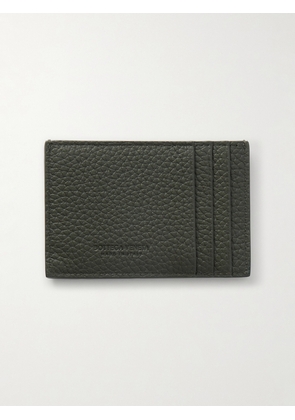 Bottega Veneta - Intrecciato Full-Grain Leather Cardholder - Men - Green