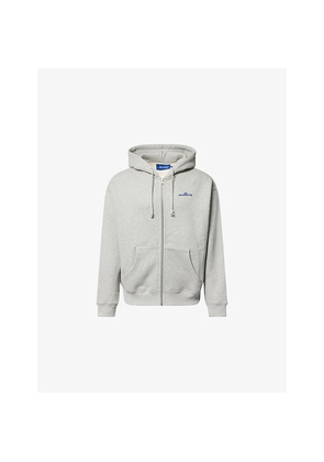 Mens Awake Ny Crown Logo Relaxed-Fit Cotton-Jersey Hoodie