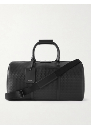 Serapian - Leather-Trimmed Coated-Canvas Holdall - Men - Black
