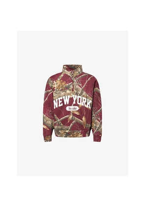 Mens Awake Ny New York Arch High-Neck Cotton-Jersey Sweatshirt