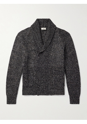 Altea - Double-Breasted Shawl-Collar Knitted Cardigan - Men - Gray - S