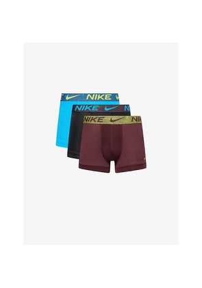 Mens Nike Essential Micro Pack Of Three Jersey Trunks