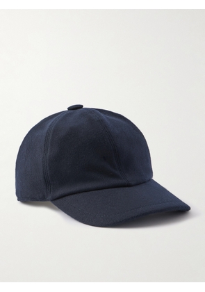 Rubinacci - Super 180s Wool Baseball Cap - Men - Blue