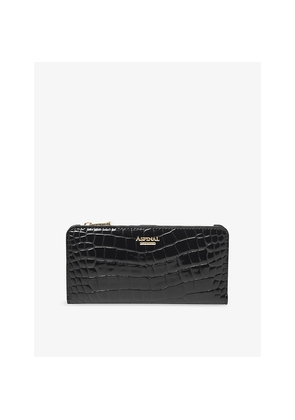 Womens Aspinal Of London Mayfair Large Patent-Leather Purse