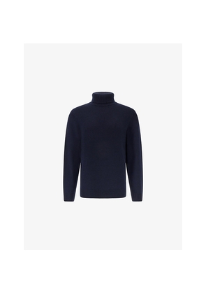 Mens Boggi Milano Polo-Neck Merino-Wool Jumper