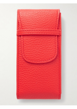 Rapport London - Portobello Full-Grain Leather Watch Pouch - Men - Red