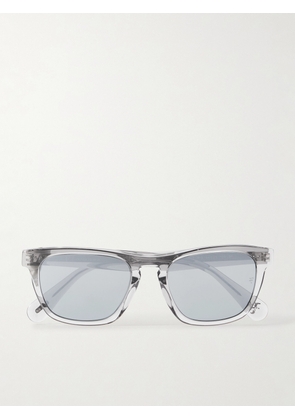 Oliver Peoples - Roger Federer R-3 Square-Frame Acetate Sunglasses - Men - Gray