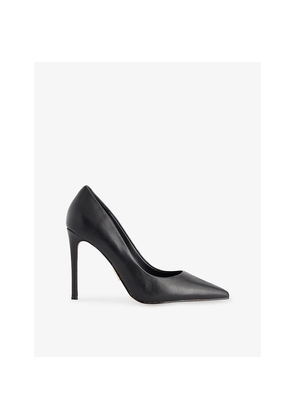 Womens Steve Madden Thrive Heeled Leather Courts