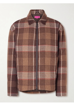 The Elder Statesman - Checked Cashmere Jacket - Men - Brown - XS