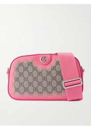 Gucci - GG Icon Printed Leather Messenger Bag - Men - Neutrals