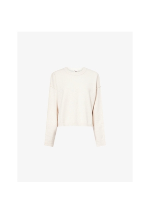 Womens Good American Cozy Crew Neck Knit Jumper