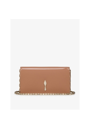 Womens Christian Louboutin Bettina Patent-Leather Clutch Bag