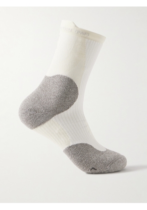 ON - Post Archive Faction Stretch-Knit Socks - Men - White - S