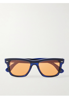 Oliver Peoples - Oliver Sun Square-Frame Acetate Sunglasses - Men - Blue