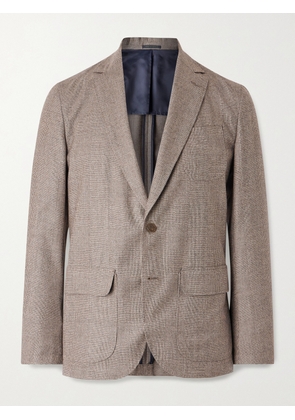 Sid Mashburn - Ghost Prince of Wales Virgin Wool Suit Jacket - Men - Brown - IT 46