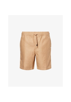 Mens Derek Rose Sydney Drawstring-Waist Linen Shorts