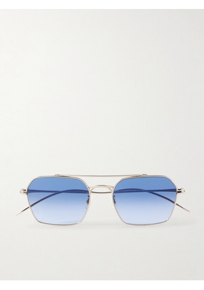 Oliver Peoples - TK-15 D-Frame Gold-Tone Sunglasses - Men - Gold