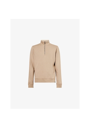 Mens Derek Rose Quinn Half-Zip Cotton-Modal Jersey Sweatshirt