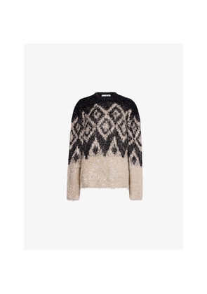 Womens Acne Studios Tinsel Relaxed-Fit Knit Jumper