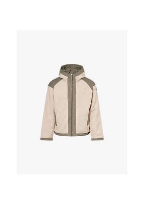 Mens Canada Goose Alberni Reversible Fleece Bomber Jacket