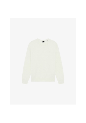 Mens The Kooples Crewneck Regular-Fit Stretch Wool and Cotton-Blend Jumper