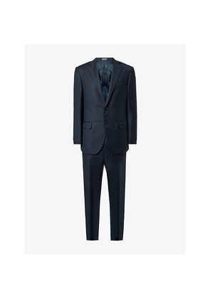 Mens Corneliani Birdsey Single-Breasted Wool Suit