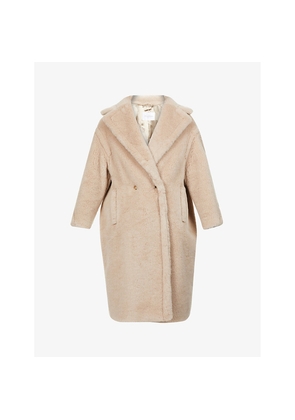 Womens Max Mara Teddy Alpaca Wool-Blend Coat