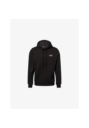 Mens Les Deux Ben Globe Cotton-Jersey Hoody