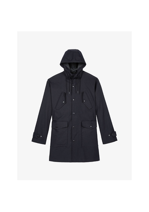 Mens The Kooples Hooded Regular-Fit Woven Parka