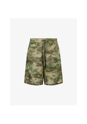 Mens Amiri Quad Camouflage Woven Shorts
