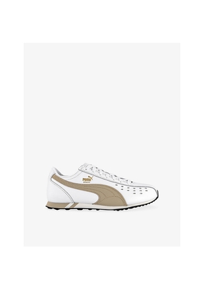 Mens Puma Sprint Leather Trainers