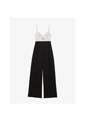 Womens Reiss x Atelier Darcey Colour-Block Woven Jumpsuit