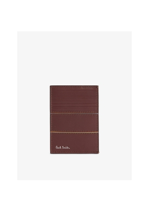 Mens Paul Smith Panelled Leather Card Holder