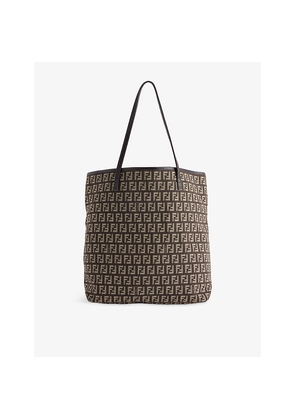 Womens Reselfridges Fendi Zucchino Canvas Tote Bag