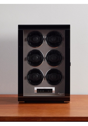 Rapport London - Formula Six Lacquered Cedar and Glass Six-Piece Watch Winder - Men - Black