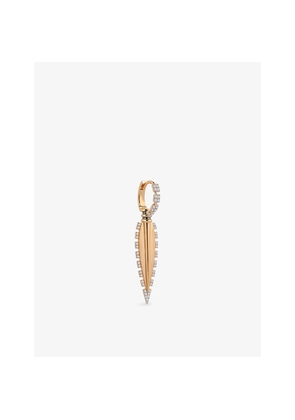 Womens Kismet By Milka Victoria 0.25ct Diamond Drop Huggie