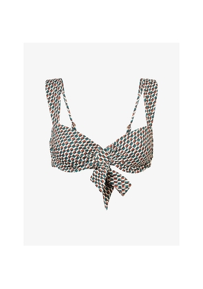 Womens Away That Day Isla Del Sol Bikini Top