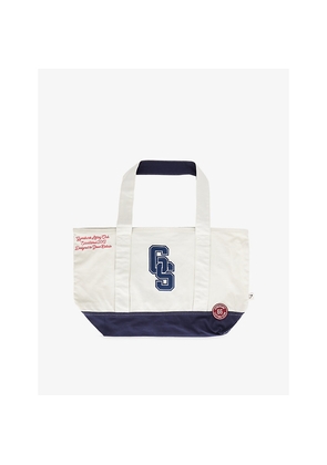 Womens Gymshark Collegiate Branded Cotton-Canvas Tote Bag