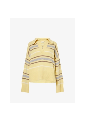 Womens Skall Studio Paul V-Neck Wool Jumper