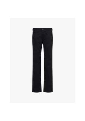 Mens Paige Macneil Straight-Leg Cotton-Twill Trousers