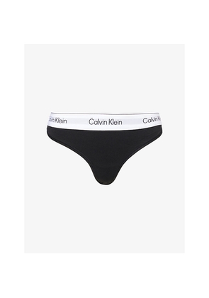Womens Calvin Klein Icon Cotton-Modal Jersey Thong