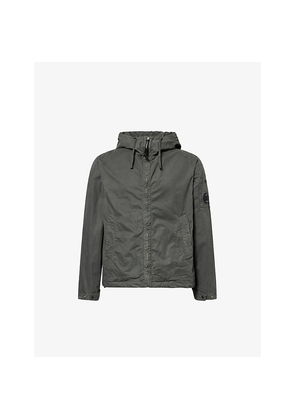 Mens Cp Company Microreps Hooded Cotton Jacket