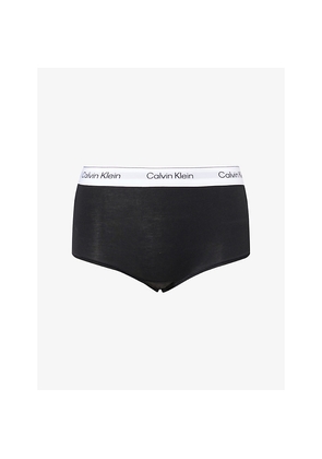 Womens Calvin Klein Icon Boyshort Cotton-Modal Jersey Briefs