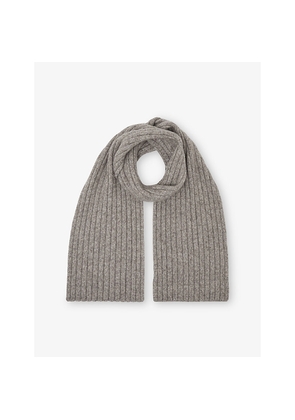 Mens Reiss Ribbed Knitted Scarf