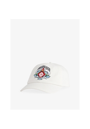 Mens Casablanca Waves Logo-Embroidered Cotton Cap