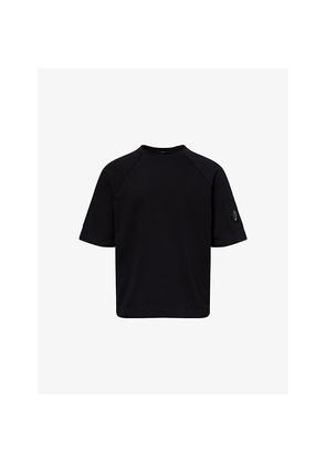 Mens Cp Company Boxy Crewneck Cotton-Jersey T-Shirt