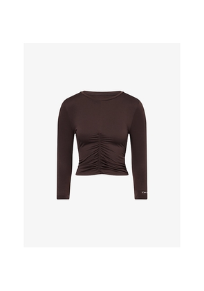 Womens We Are Tala Dayflex Ruched Stretch-Woven Top