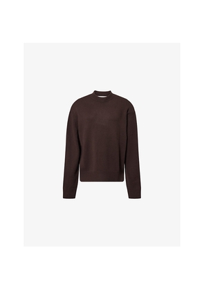 Womens The Frankie Shop Rafaela Padded-Shoulders Wool and Cashmere Jumper